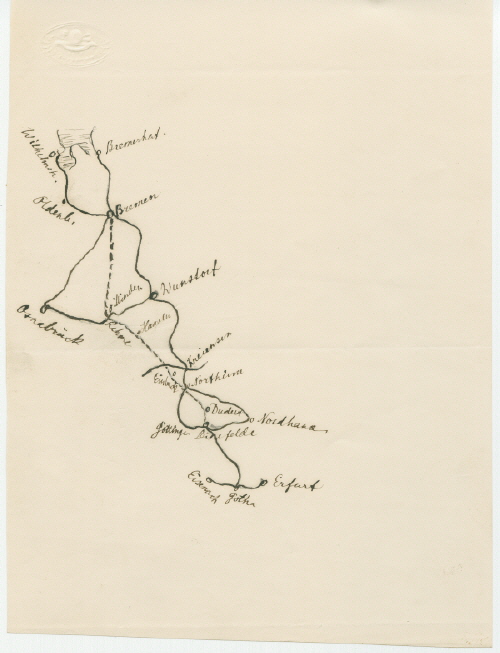 Karte ca. 1880