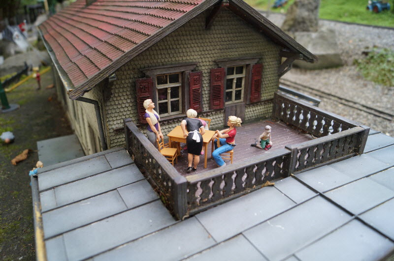 Die Mädels haben Spaß in Bergün